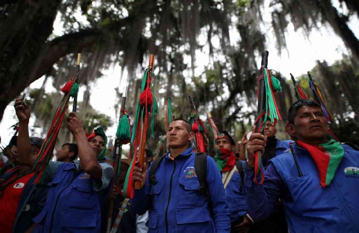 Guardia indígena en Caldono Cauca – Foto: Esteban Vega La-Rotta /SEMANA