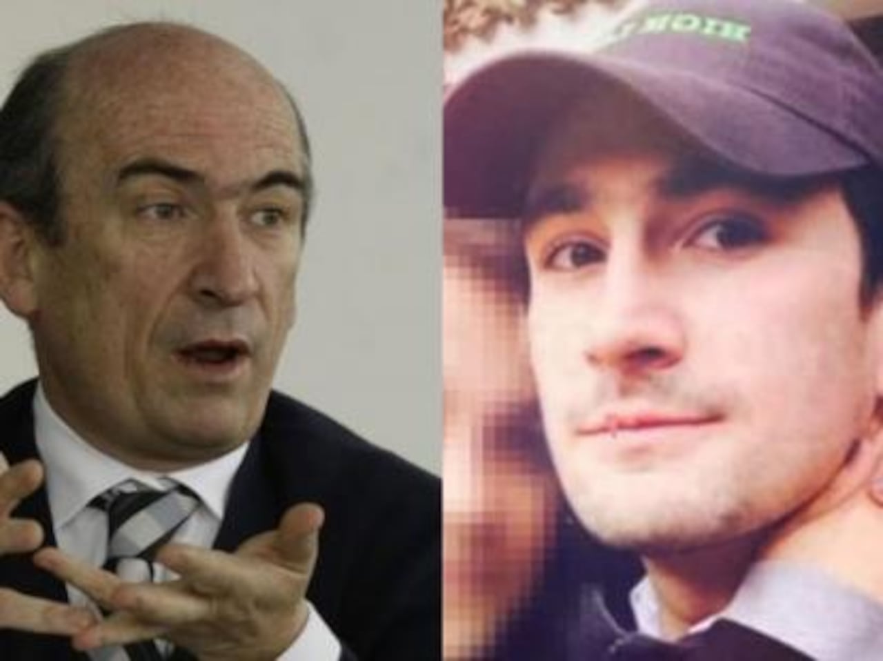 Jorge Enrique Pizano y su hijo, Alejandro.