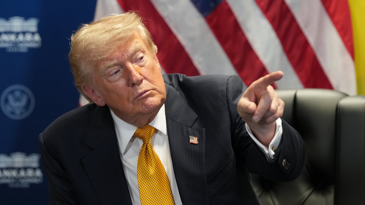Donald Trump, presidente de Estados Unidos.