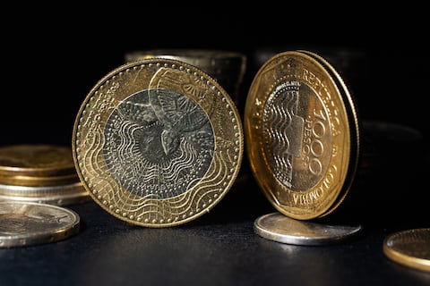 Moneda de 1000 pesos colombianos