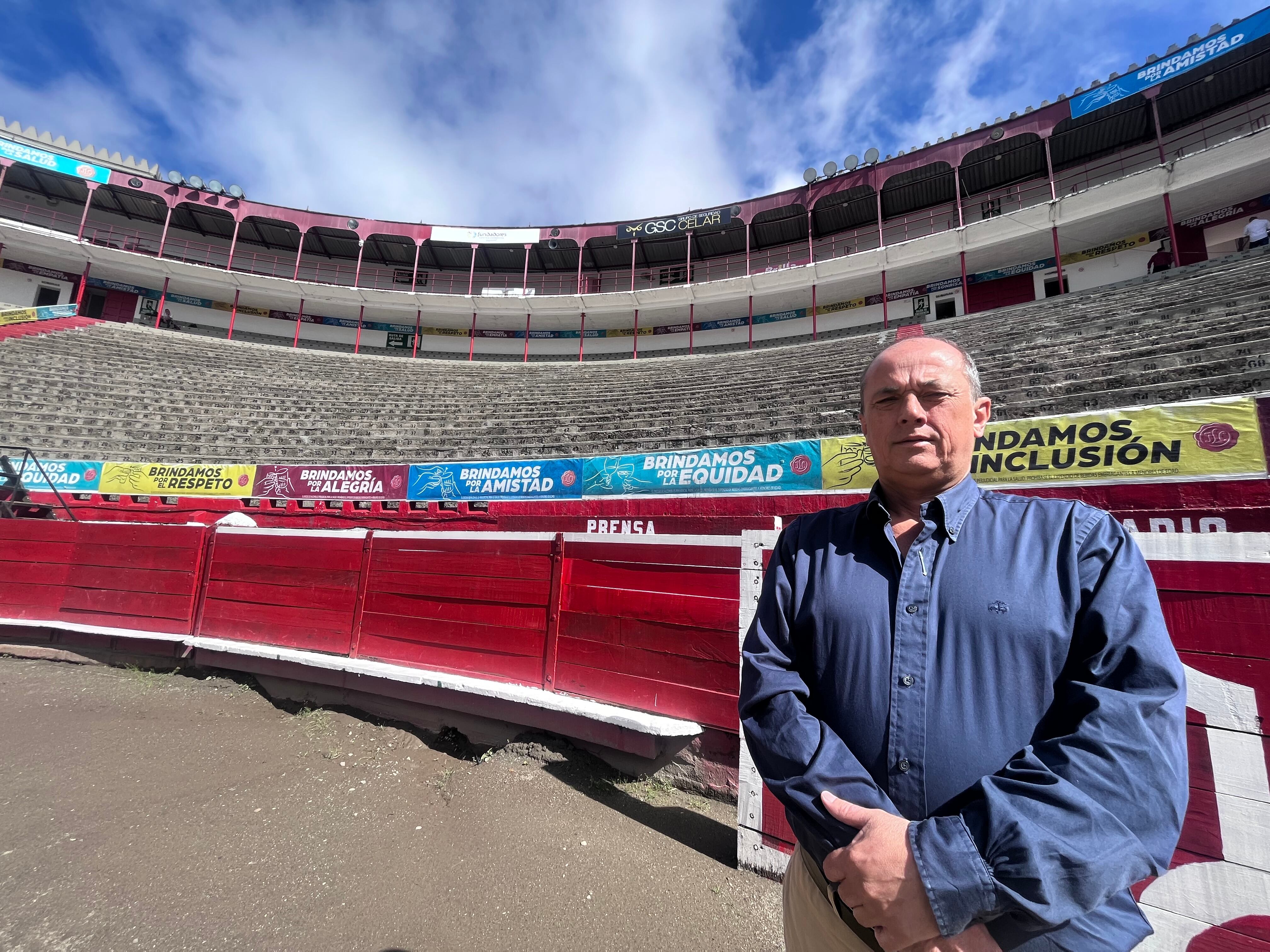 Juan Carlos Gómez, gerente de Cormanizales, empresa encargada de la Temporada Taurina de Manizales.