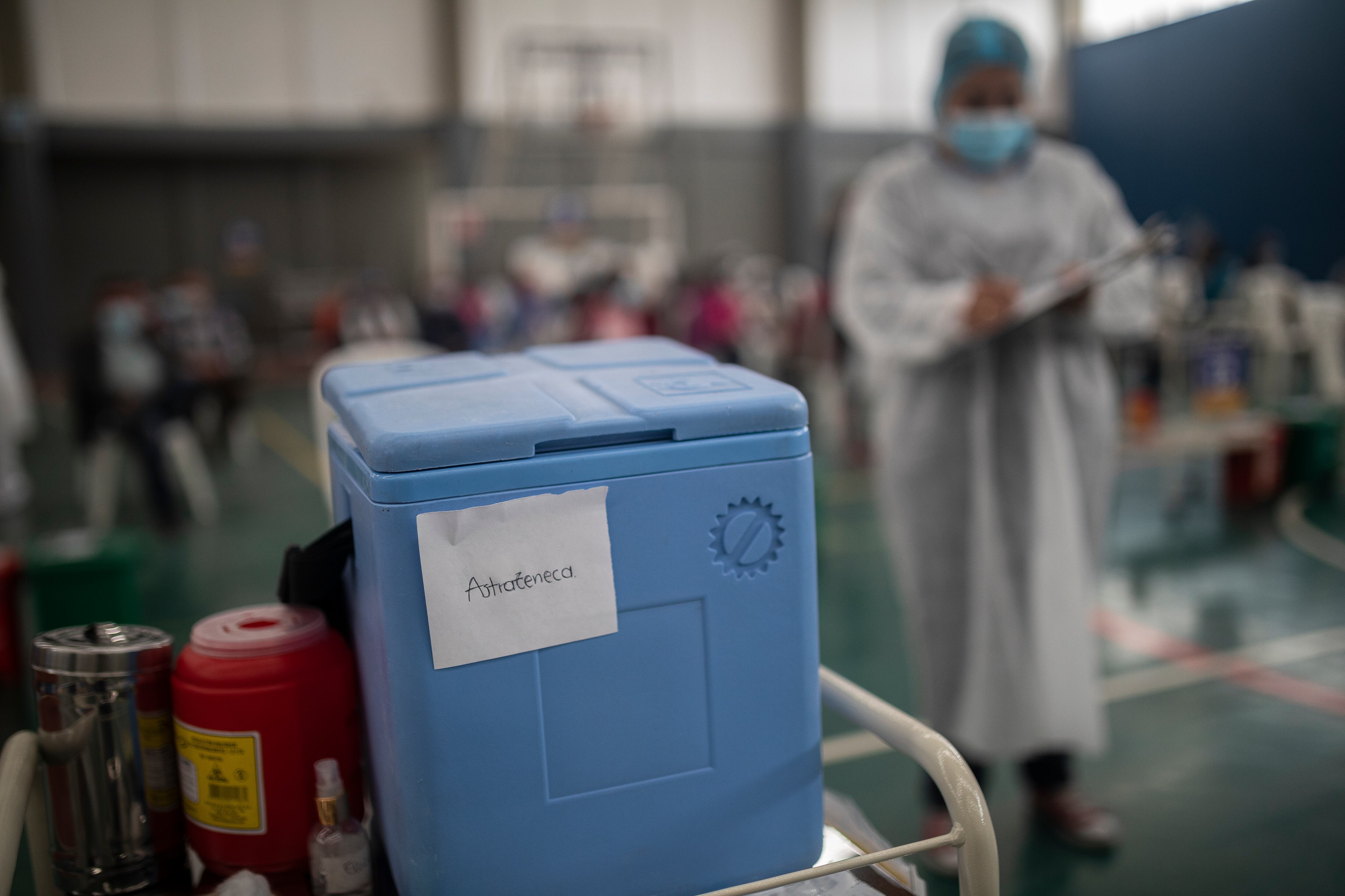 Jornada de vacunación contra covid-19 en el Coliseo de Tibabuyes.