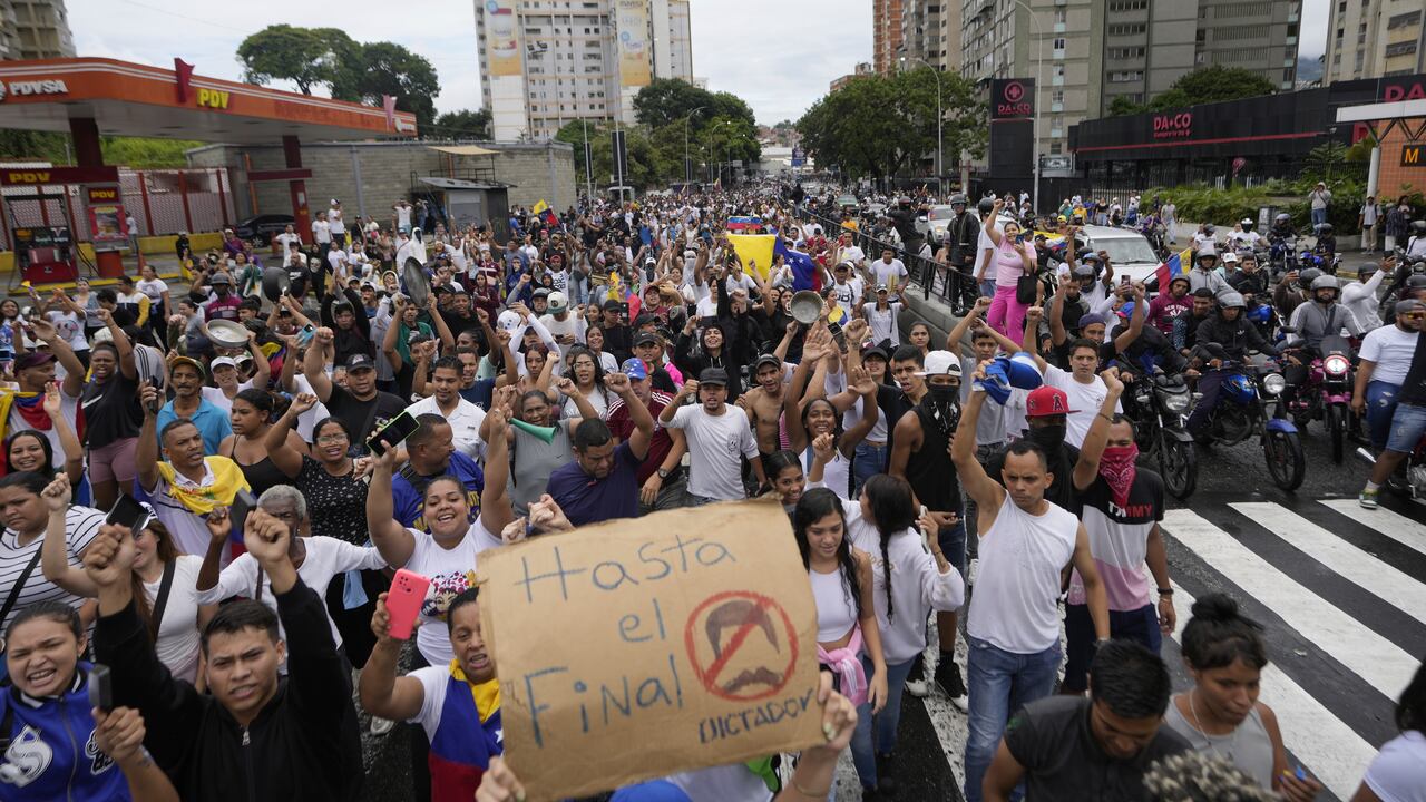 Manifestaciones en Caracas.