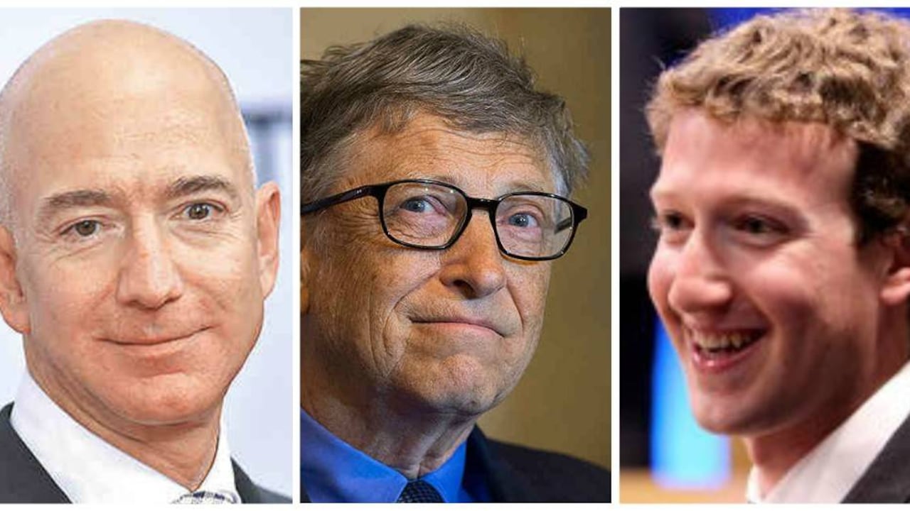Los tres primeros en la lista de Forbes