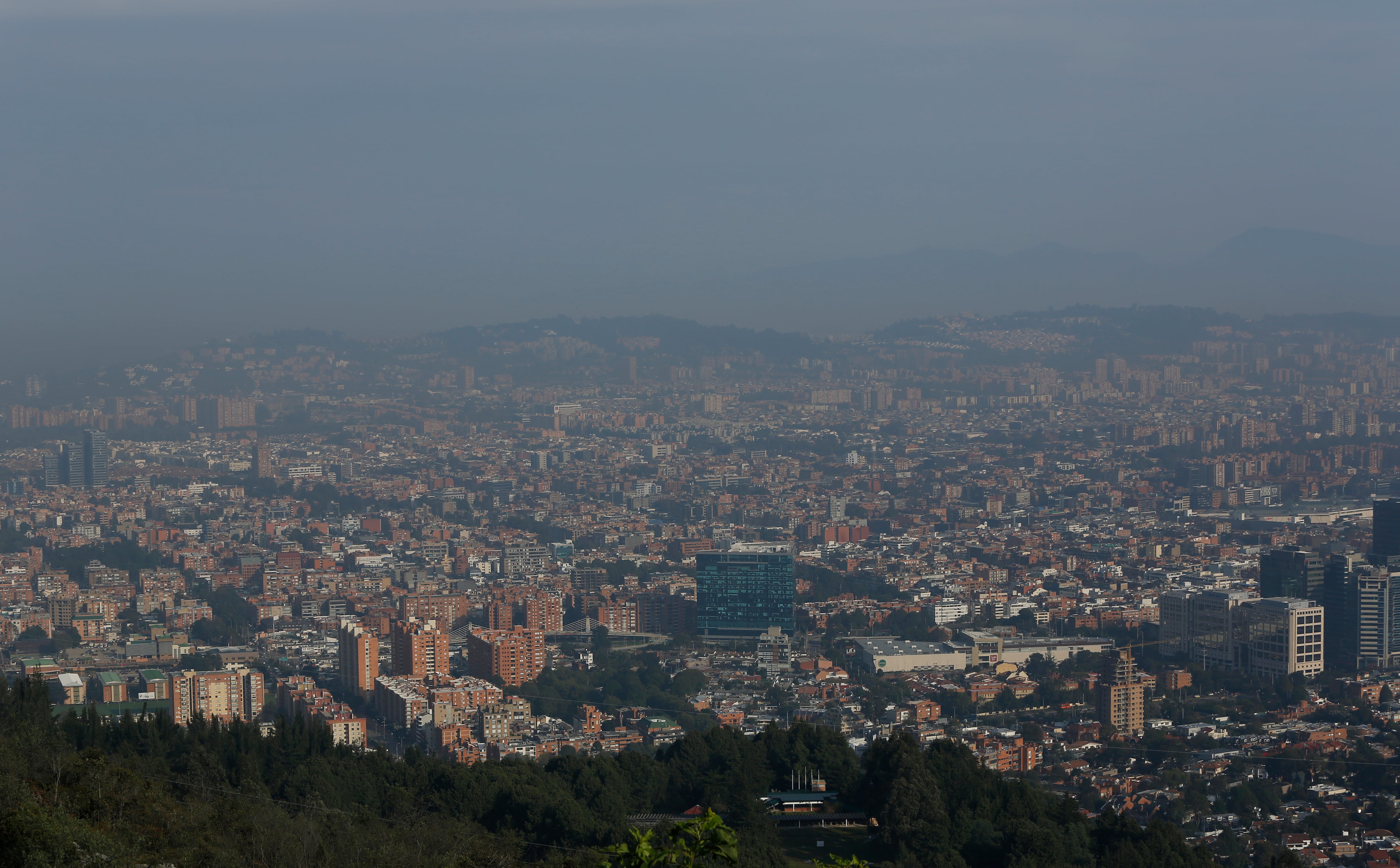 Contaminación en el aire de Bogotá
Foto Guillermo Torres Reina