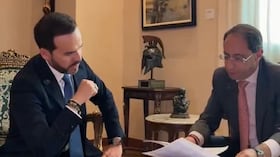 Abelardo De La Espriella y José Manuel Restrepo.