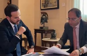 Abelardo De La Espriella y José Manuel Restrepo.