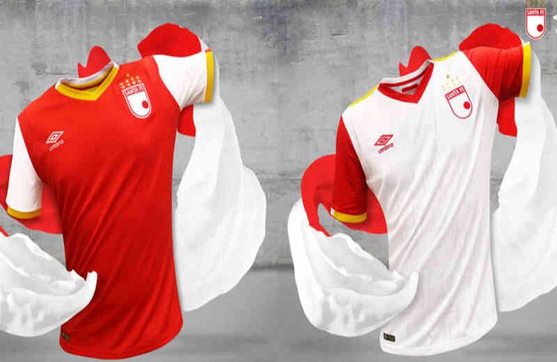 Independiente Santa Fe. El club cardenal cuenta con de las indumentarias mejor logradas de Colombia, combinación de tradición y modernidad en la camiseta albirroja