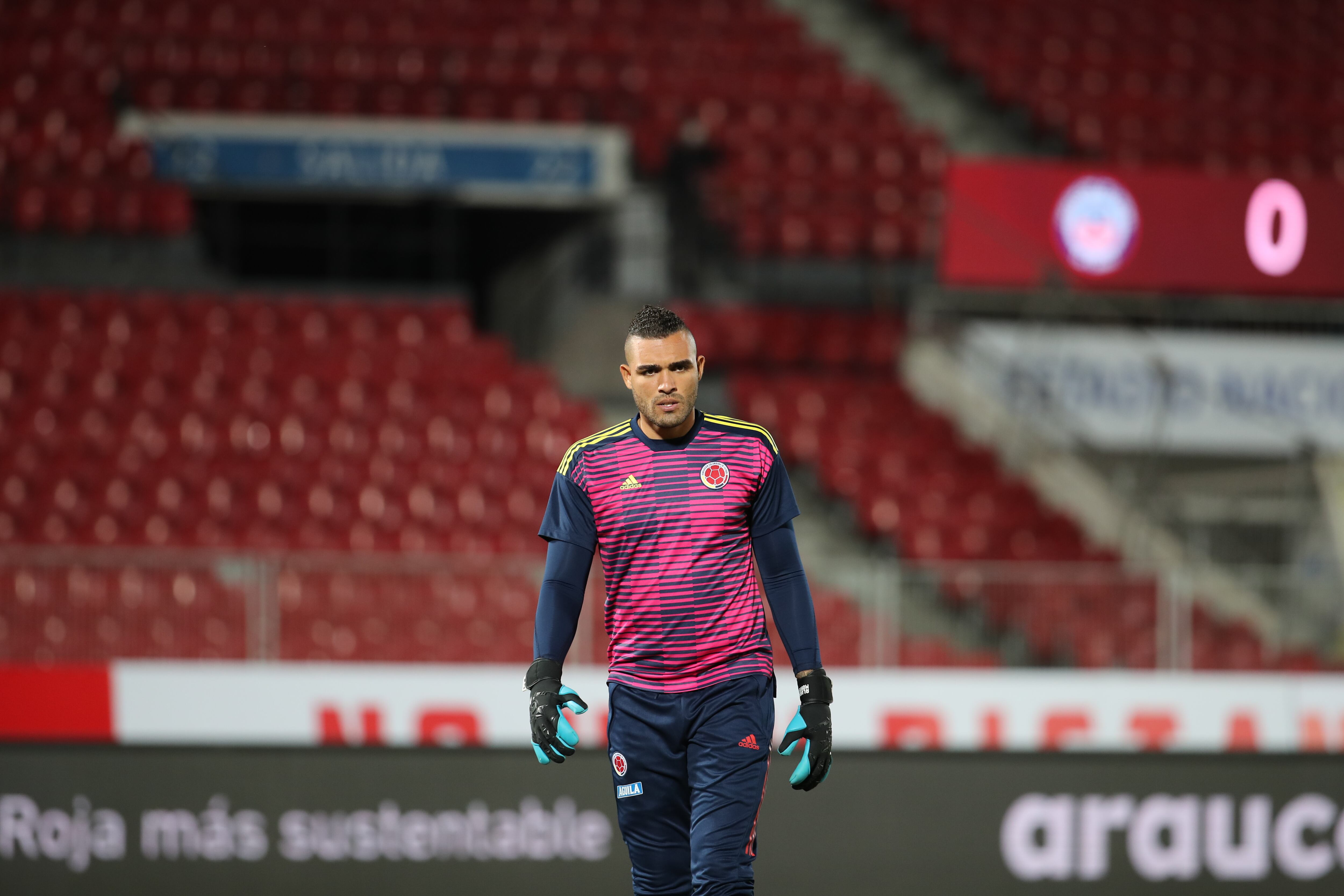 Calentamiento Selección Colombia en partido contra Chile