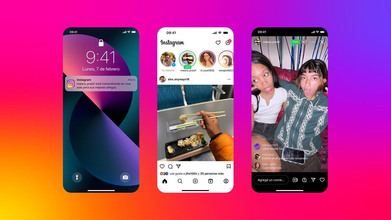 Instagram anuncia nuevas mejoras en la sección de 'Mejores amigos'.
