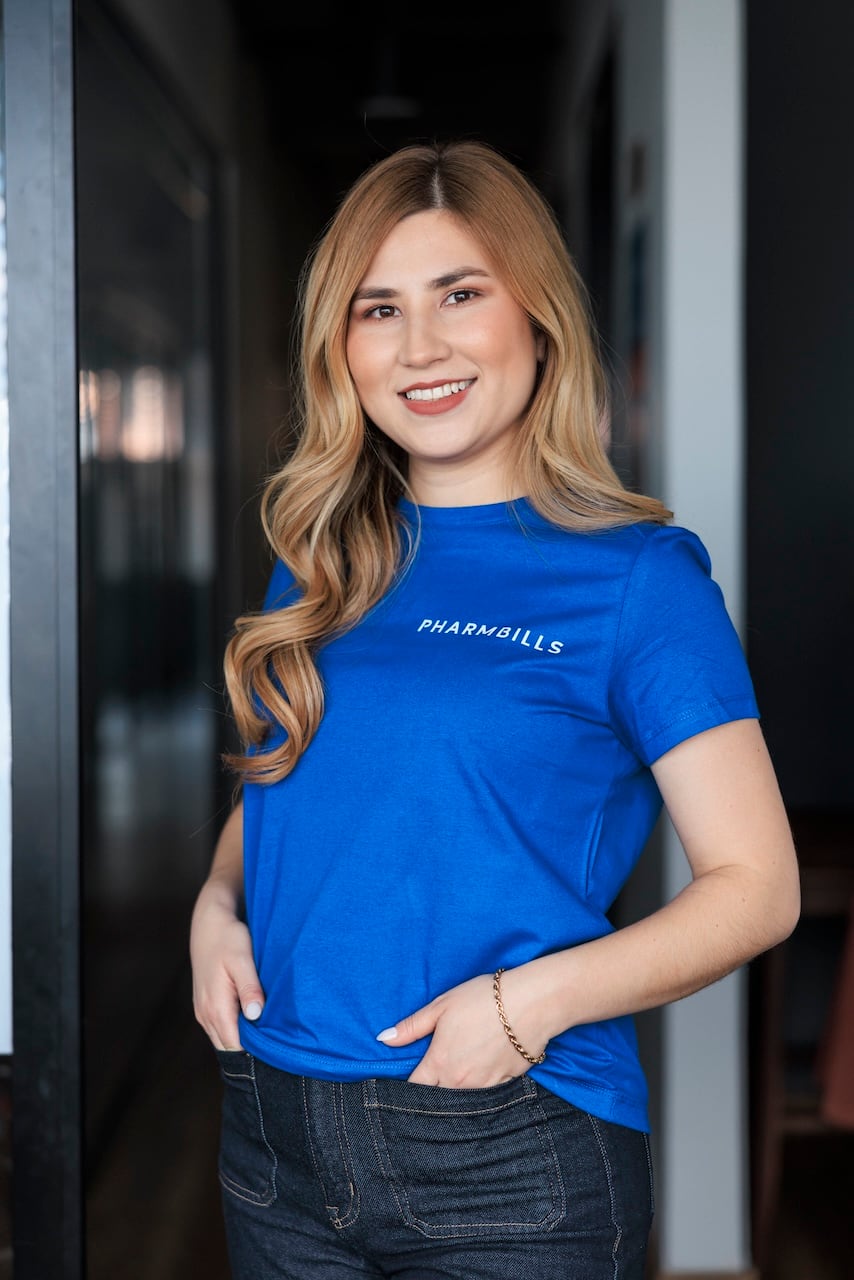 María Alejandra Puentes, regional manager de Pharmbills