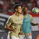 James Rodríguez llegó en agosto a Brasil.