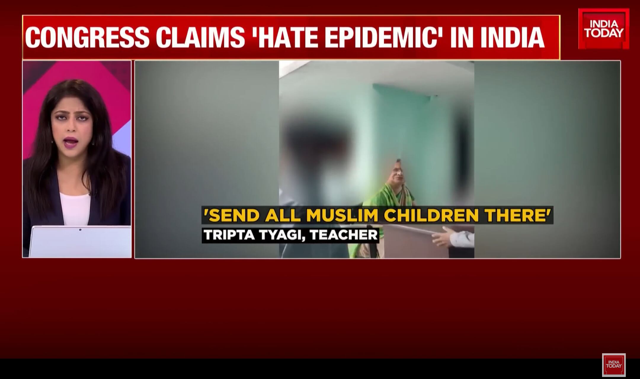 Foto: Captura de pantalla noticiero India Today.