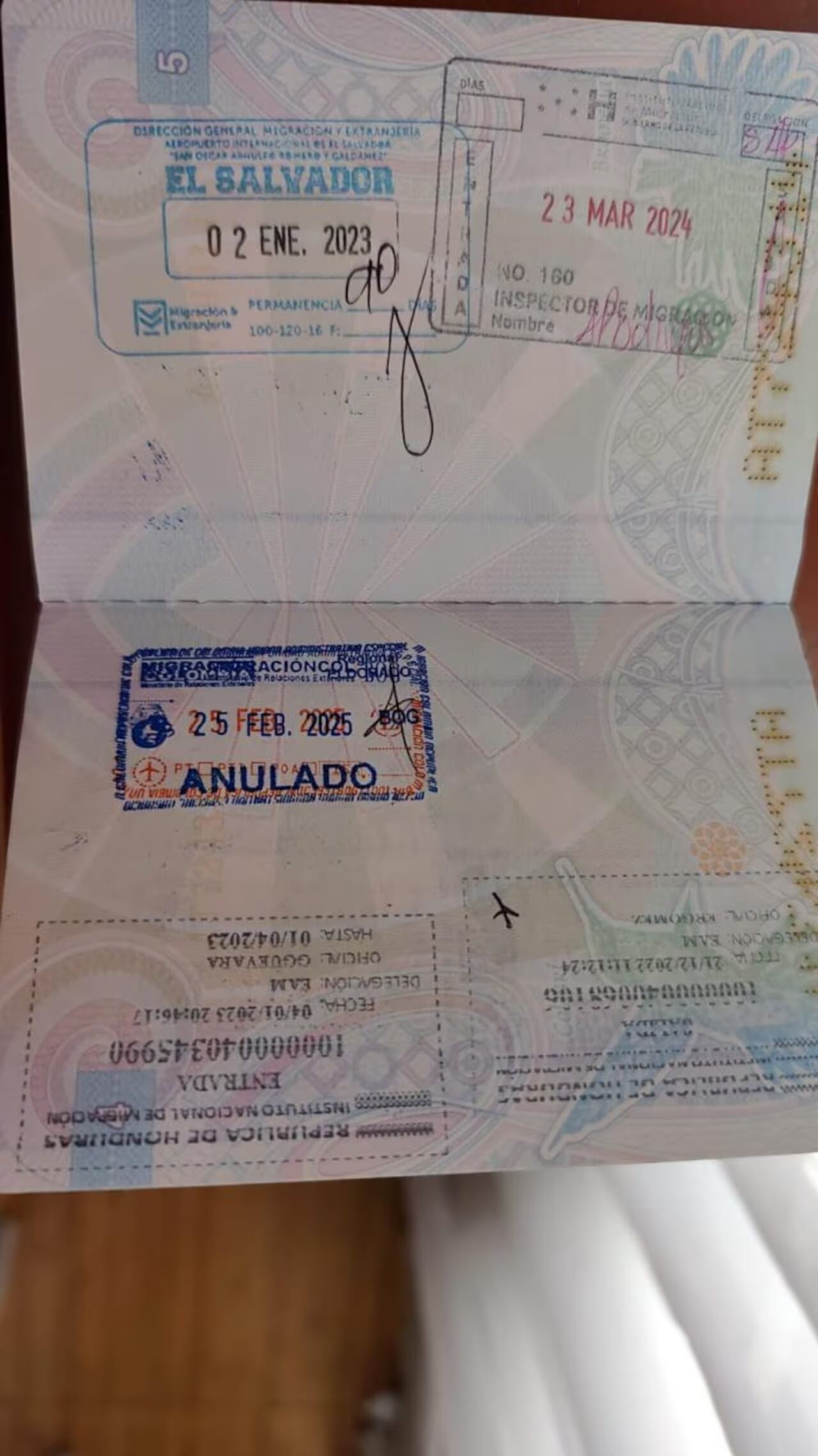 Con esta autorización, el pasaporte del niño fue sellado y el proceso de migración aprobado. Sin embargo, poco antes del abordaje, se ordenó anular la salida.
