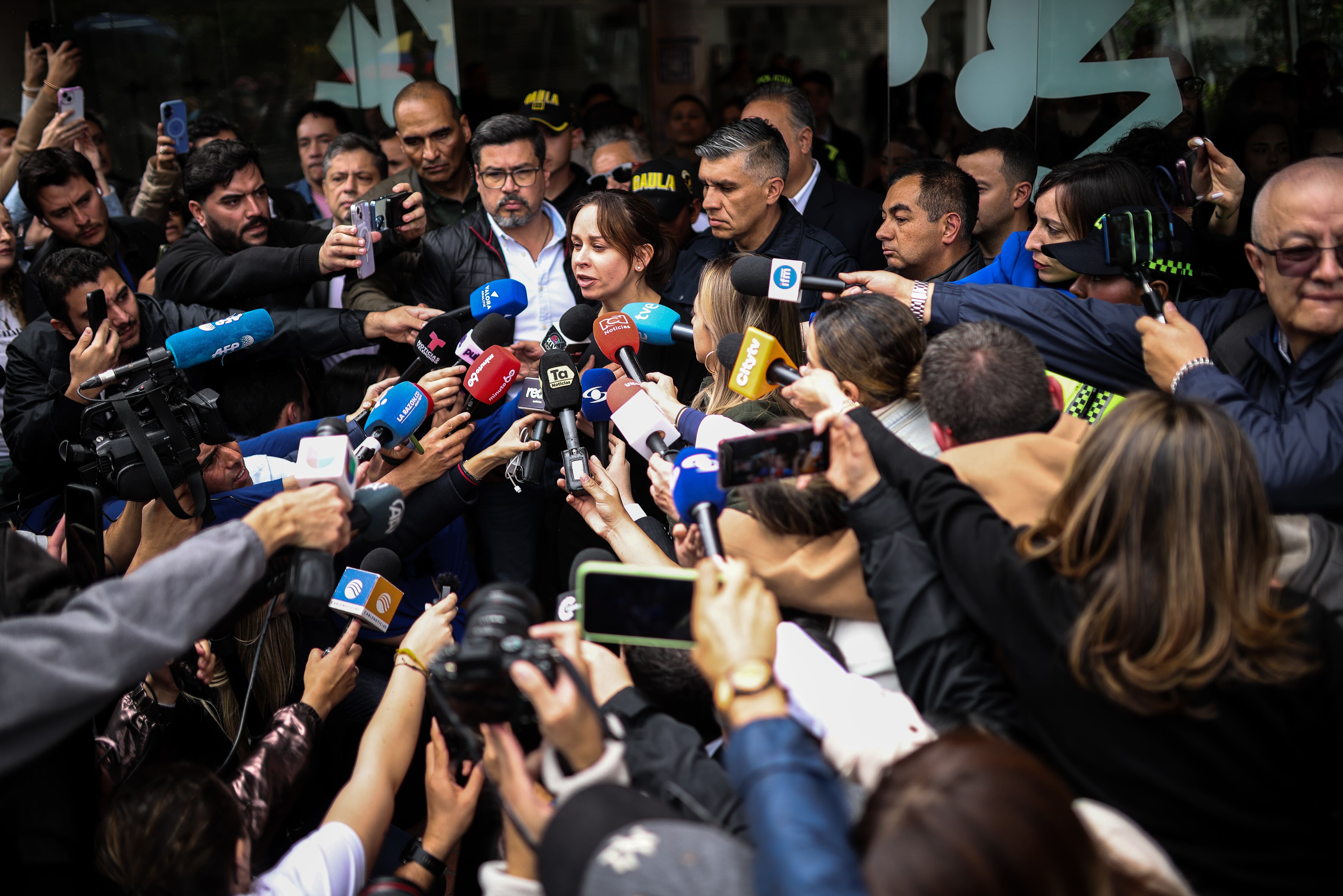 María Claudia Tarazona, esposa de Miguel Uribe Turbay