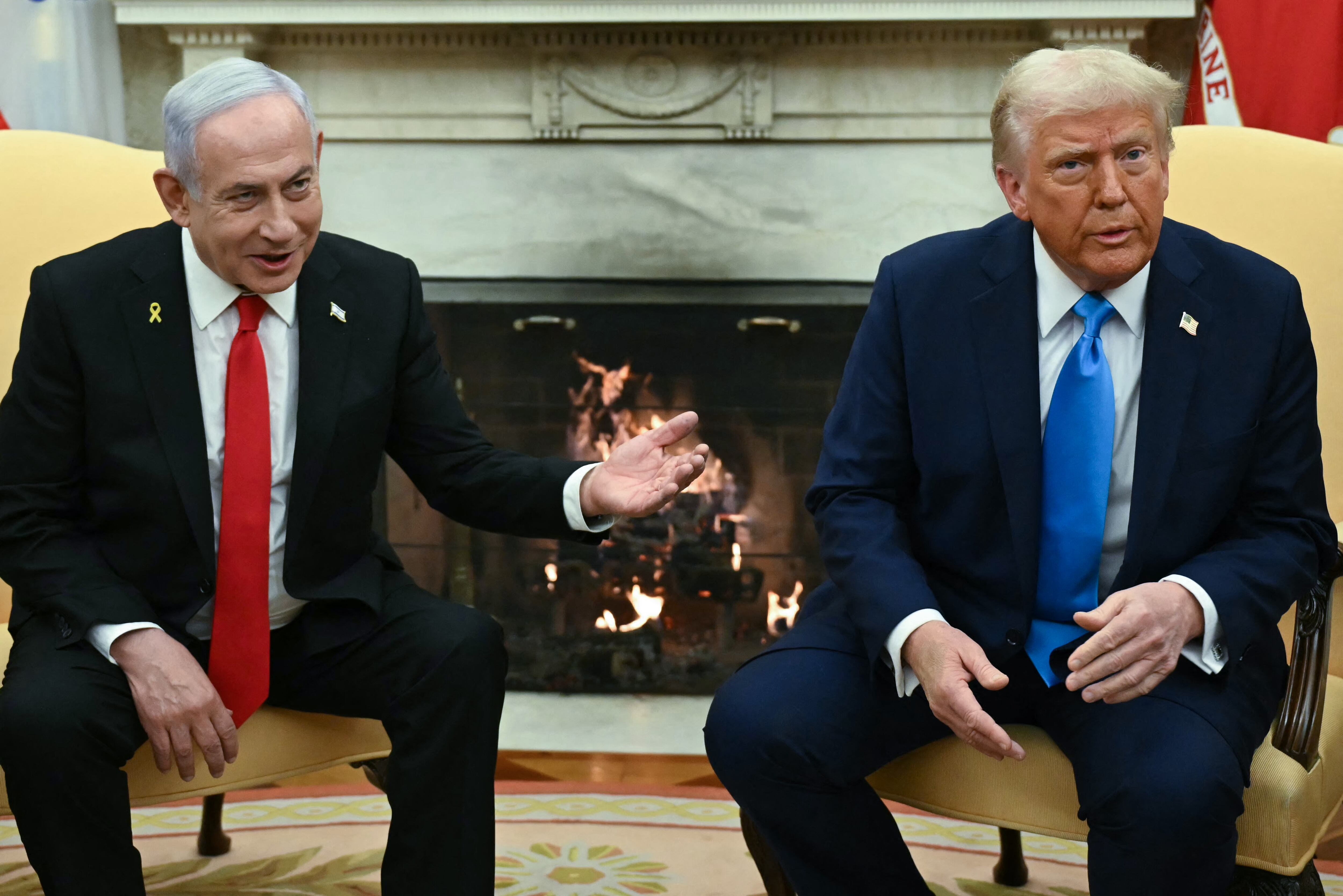 Presidente Donald Trump se reunió con Benjamin Netanyahu