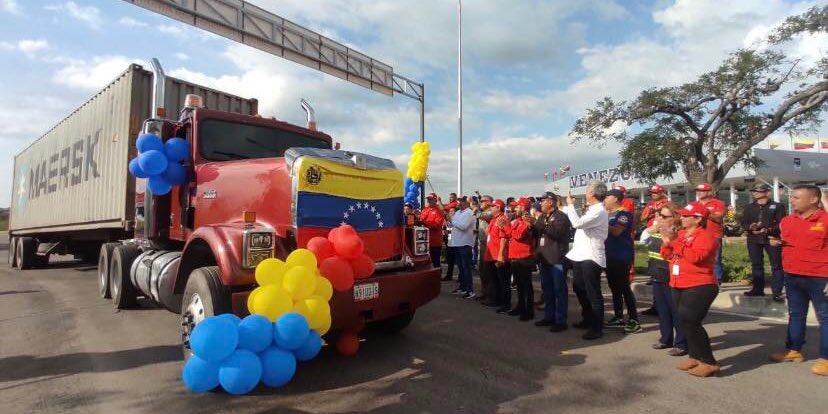 Entró en operación el transporte de carga por el puente Atanasio Girardot.