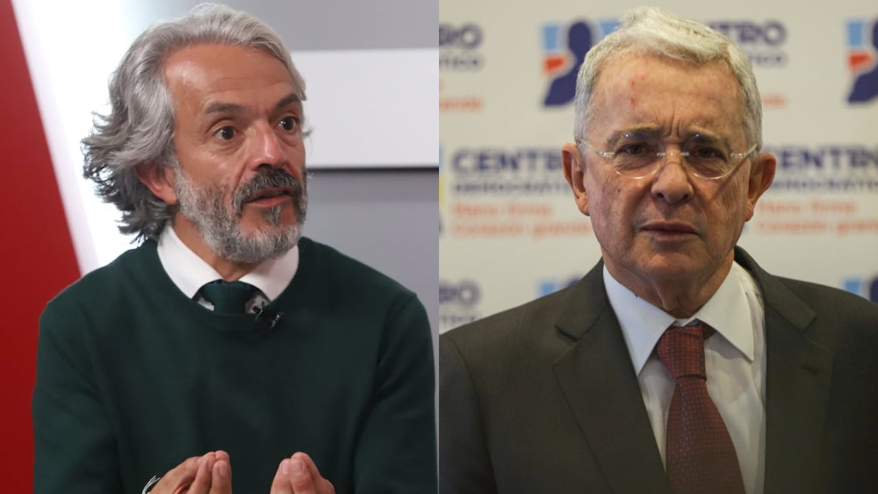 Juan Daniel Oviedo y Álvaro Uribe.
