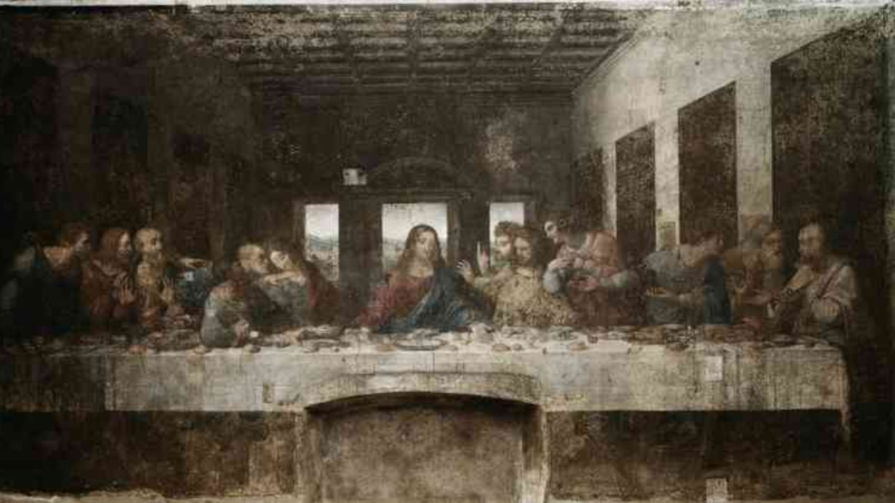 "La última cena" de Leonardo da Vinci. Crédito de la imagen: Getty Imagenes / Ted Spiegel / Colaborador