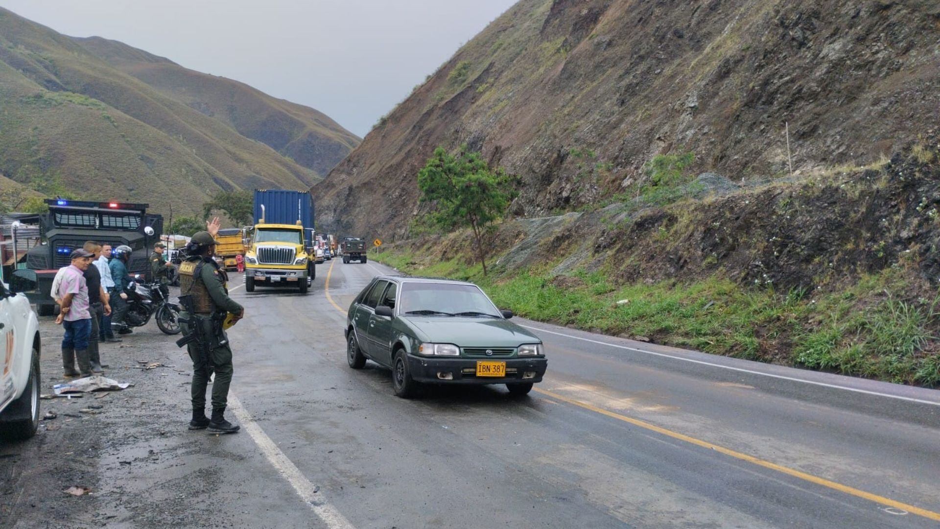 accidente vía Buenaventura-Buga