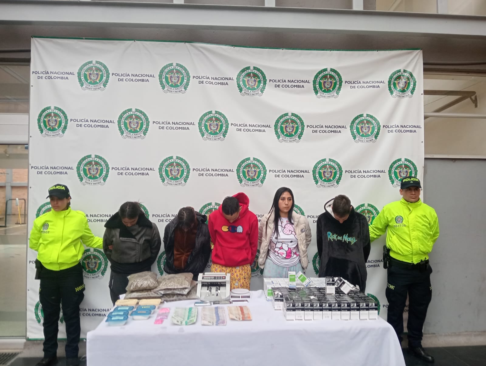 Capturados de la banda criminal losa 'Químicos'