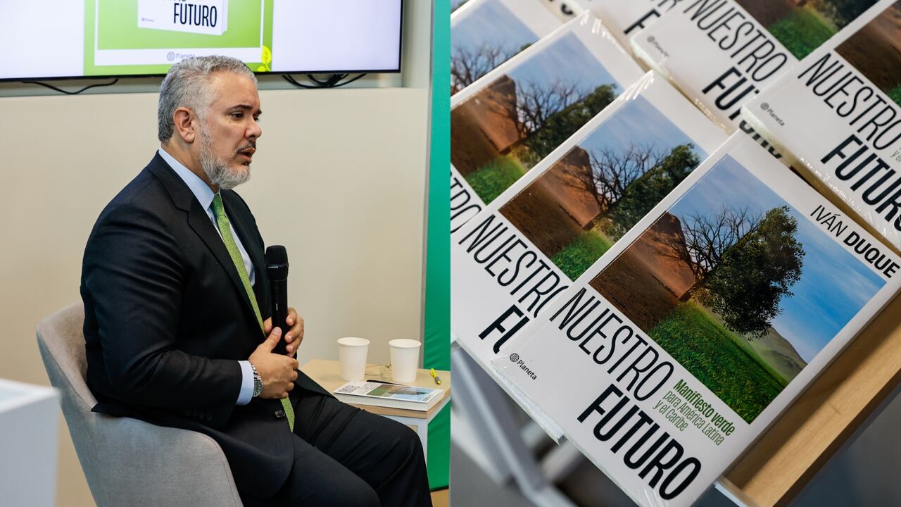 Iván Duque presenta su nuevo libro 'Nuestro futuro'.