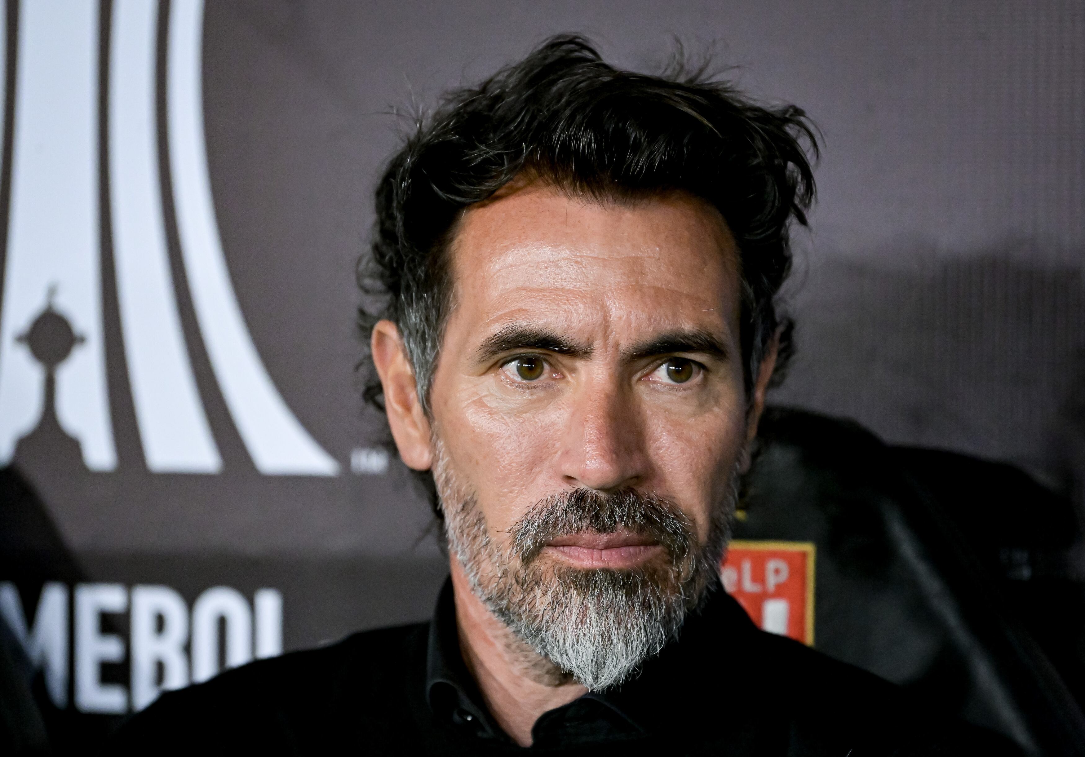 Eduardo Domínguez, entrenador de Estudiantes de La Plata.