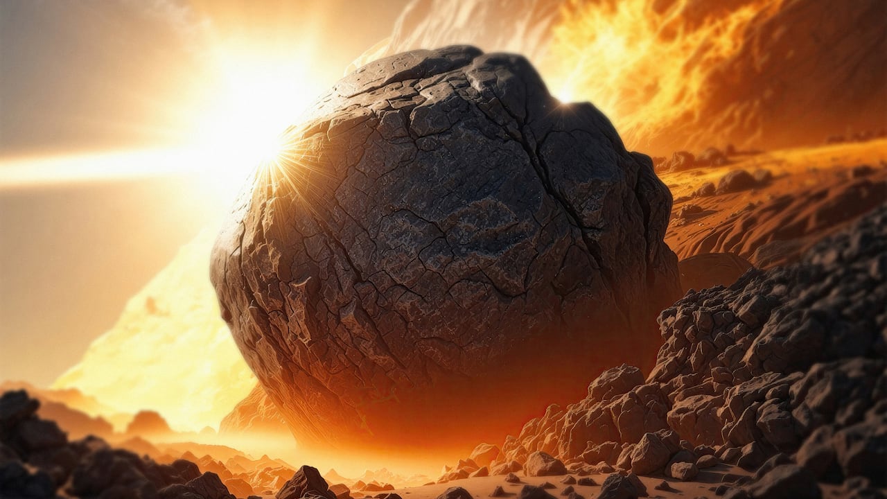 Las características de este meteorito fueron totalmente sorprendentes.