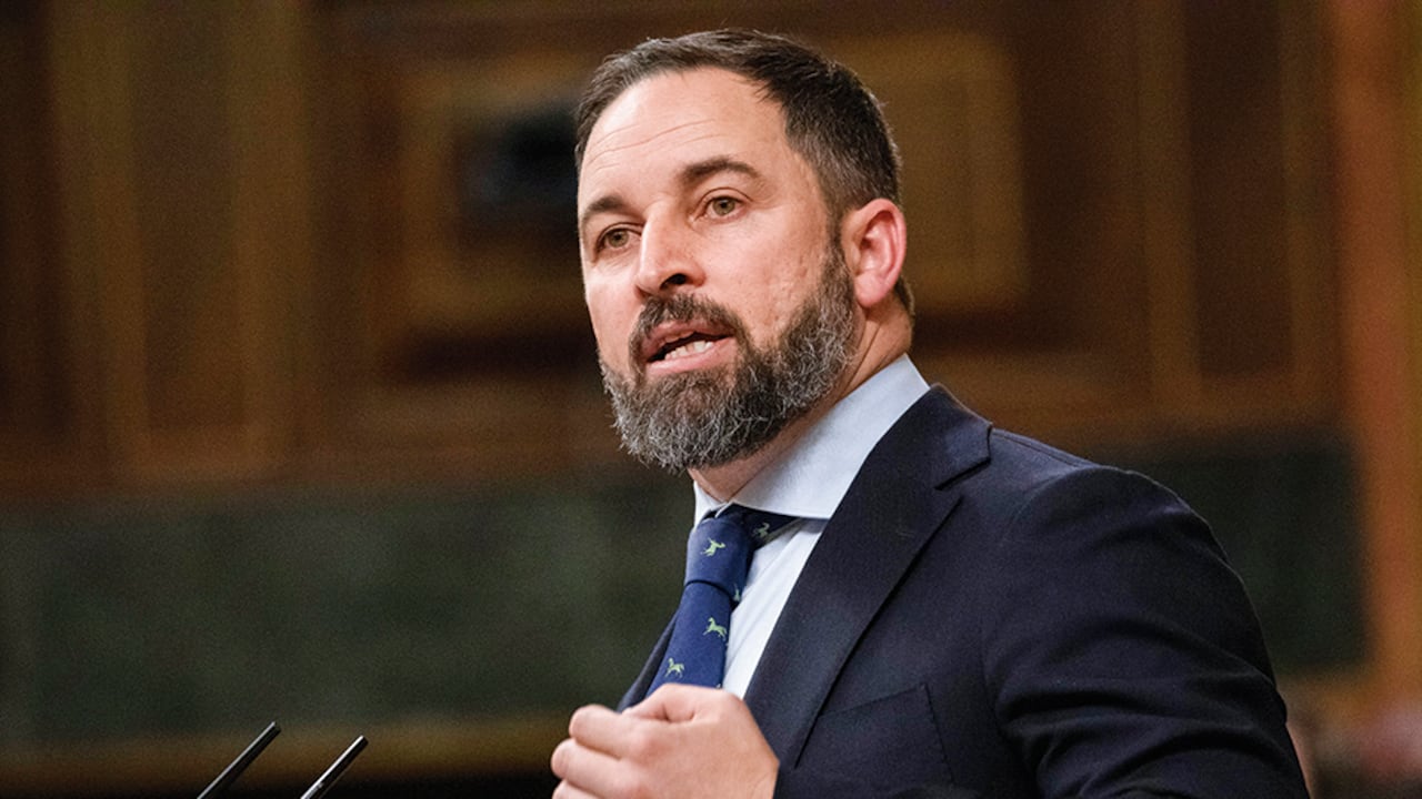 Santiago abascal Líder del Partido VOX de España