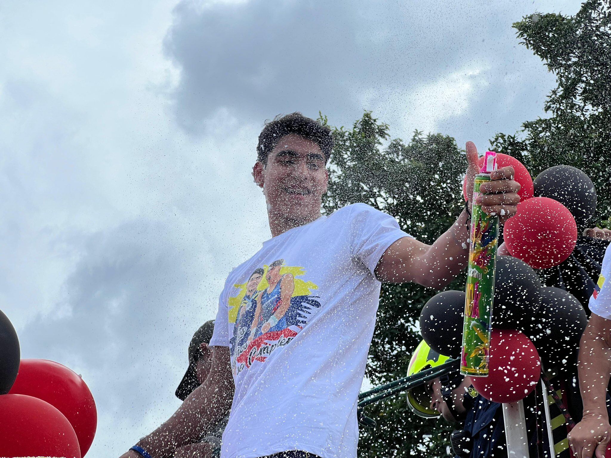 Ángel Barajas tuvo una calurosa bienvenida a Cúcuta.