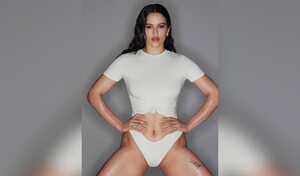La cantante ahora hace parte de la marca de ropa interior de la estadounidense Kim Kardashian.
