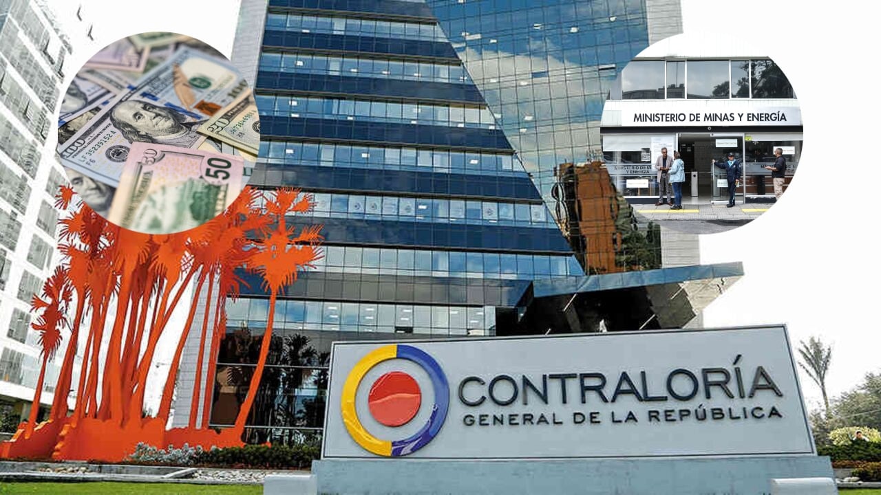 Contraloría General de la República, dólares y Ministerio de Minas y Energía.