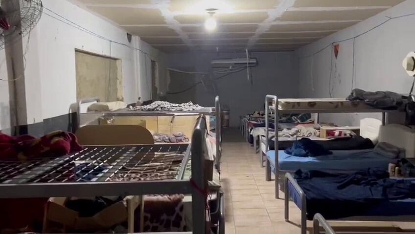 Estas eran las condiciones de vida de los paraguayos secuestrados.