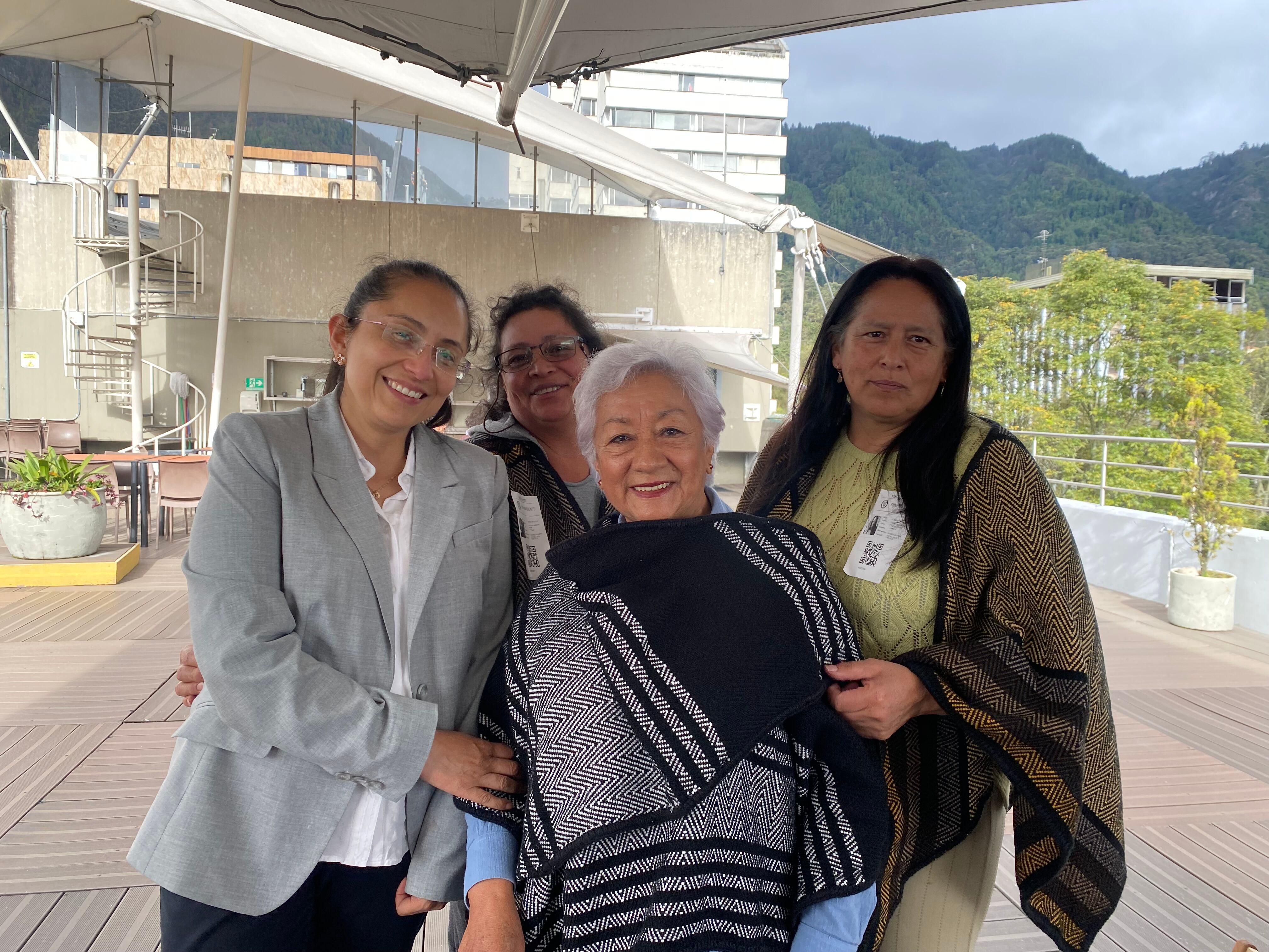 Tatiana Rodríguez Chaparro (izquierda), profesora de la Facultad de Ingeniería de la UMNG, doctora en ingeniería hidráulica y una de las impulsoras de la iniciativa.