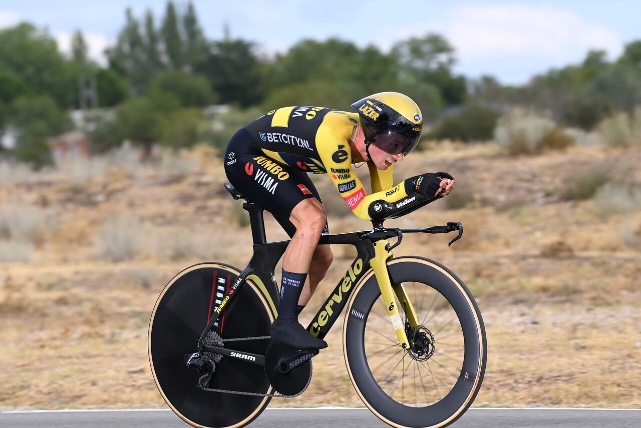 Primoz Roglic fue tercero en el día.