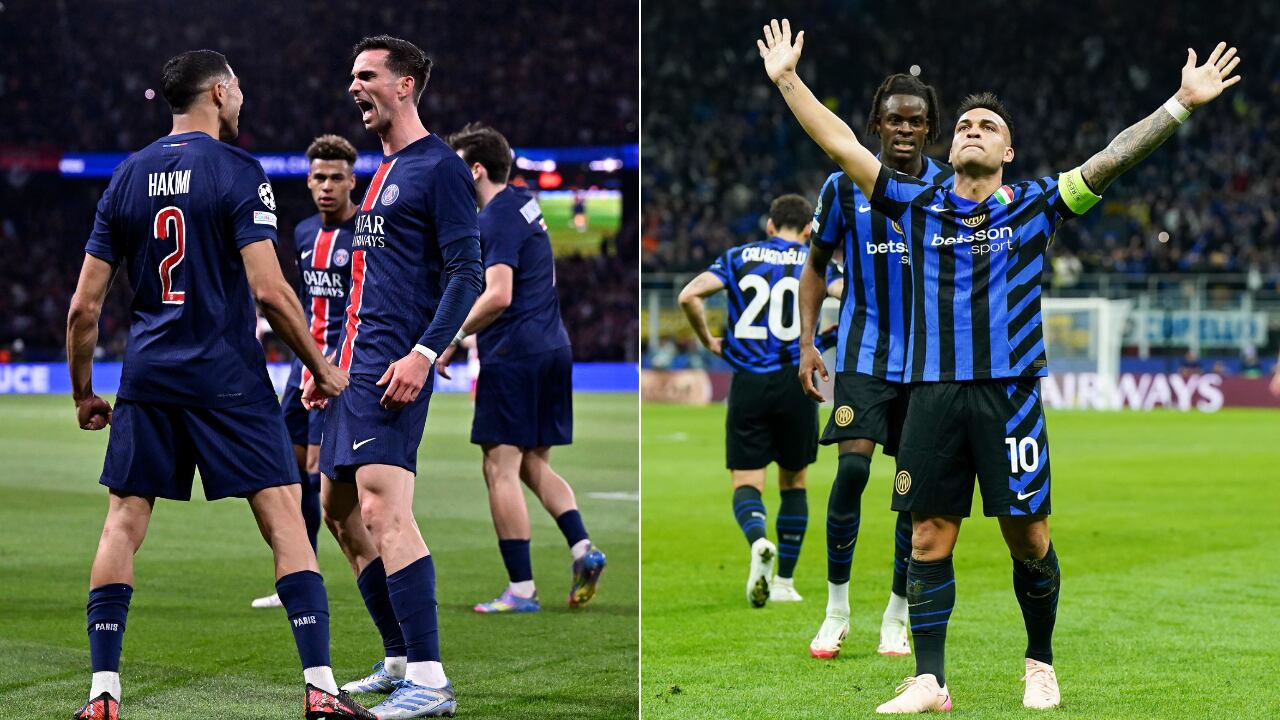PSG vs. Inter de Milán se citarán en la final de Champions League