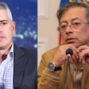 Gobernador Andrés Julián Rendón y el expresidente Gustavo Petro.