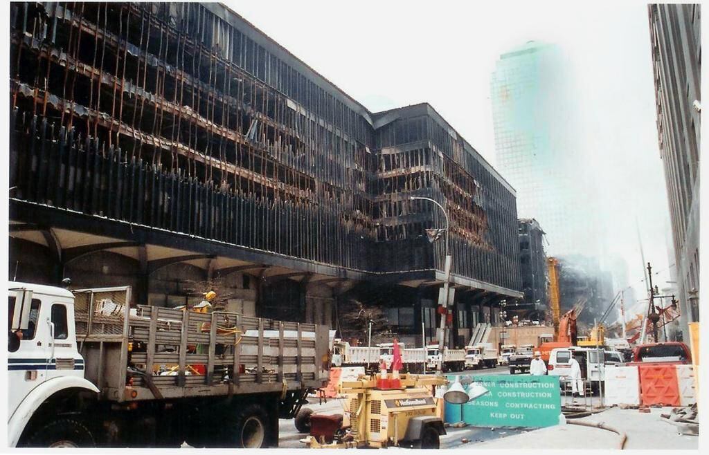 Restos de las torres gemelas captadas por el fotoperiodista Luis Evelio Salgado. Foto: Luis Evelio Salgado