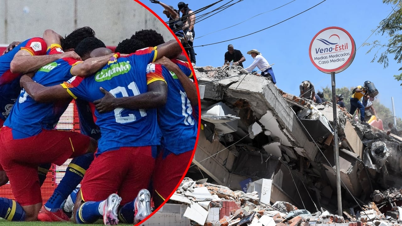 Ídolo del Pasto tiene heridas en cabeza y rostro por el terremoto.