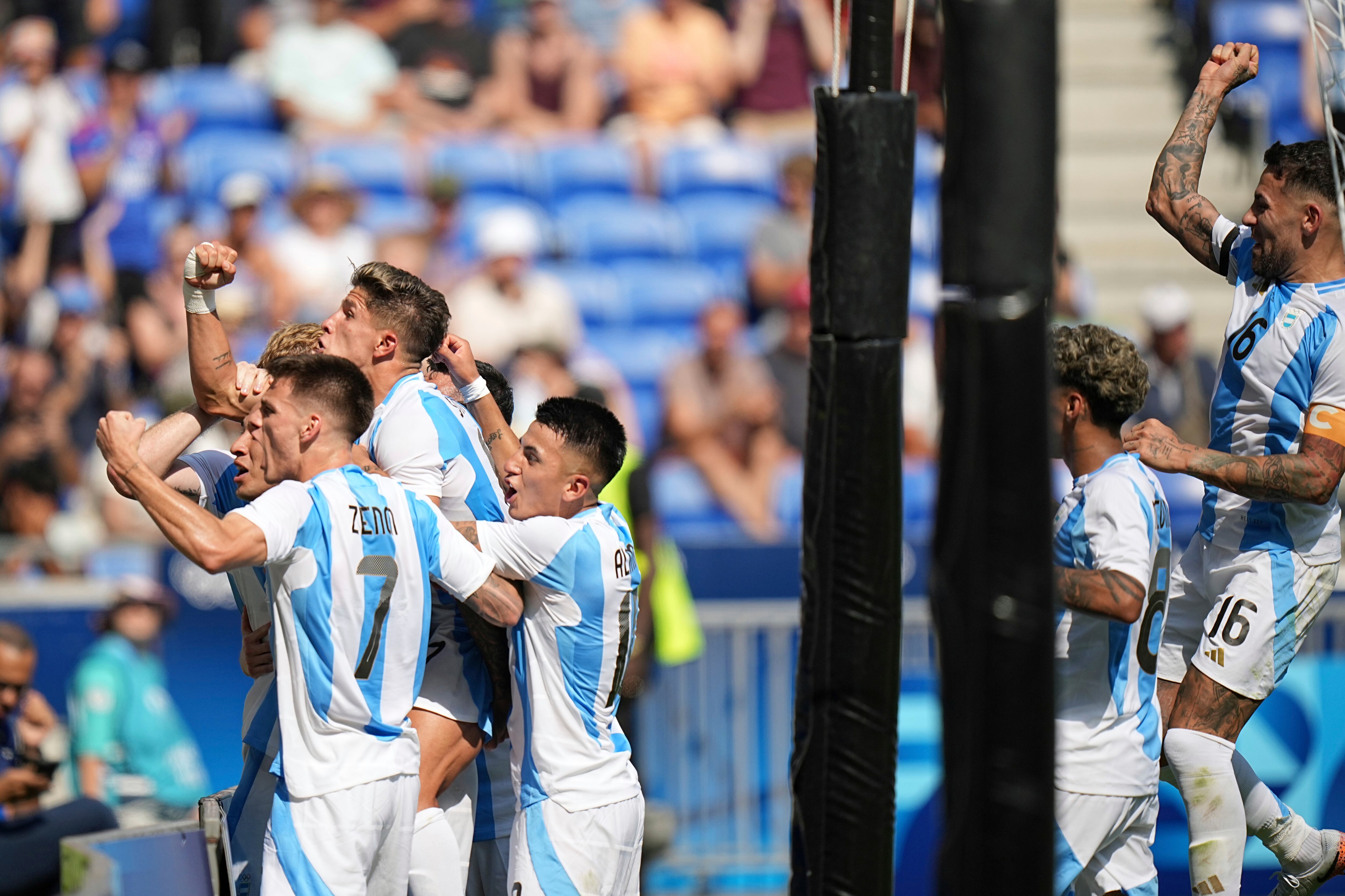Argentina derrotó a Irak en la segunda fecha del torneo olímpico de fútbol masculino