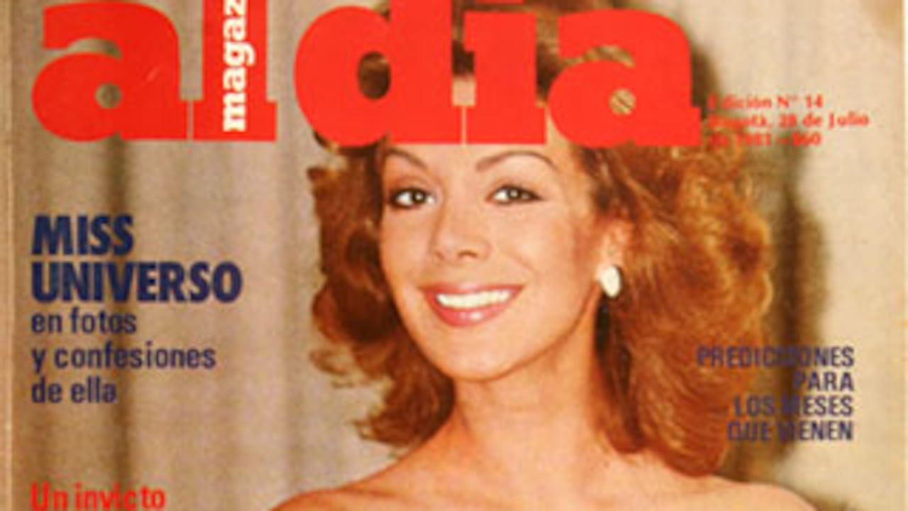 Portada de "Magazín al día" en la que aparece la ex diva de la televisión Virginia Vallejo.
