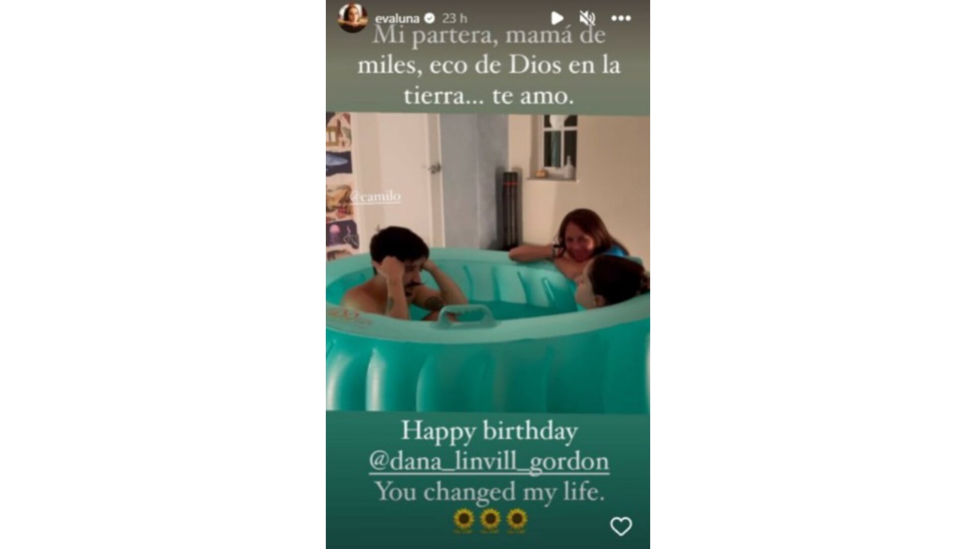 Evaluna Montaner compartió imagen inédita de su parto junto a Camilo