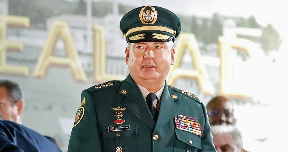 general Helder Giraldo Comandante de las Fuerzas Militares