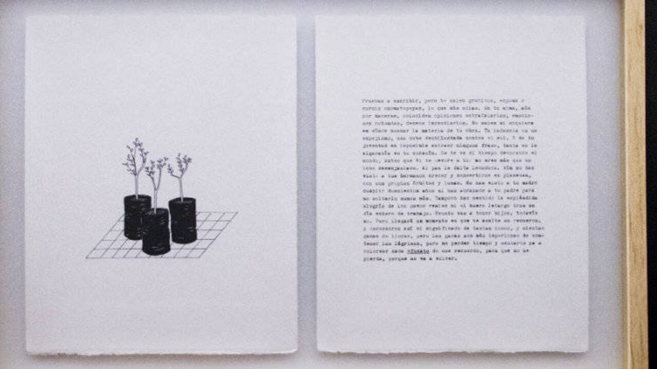 'No dibujas / no escribes porque'. Cortesía de los autores.