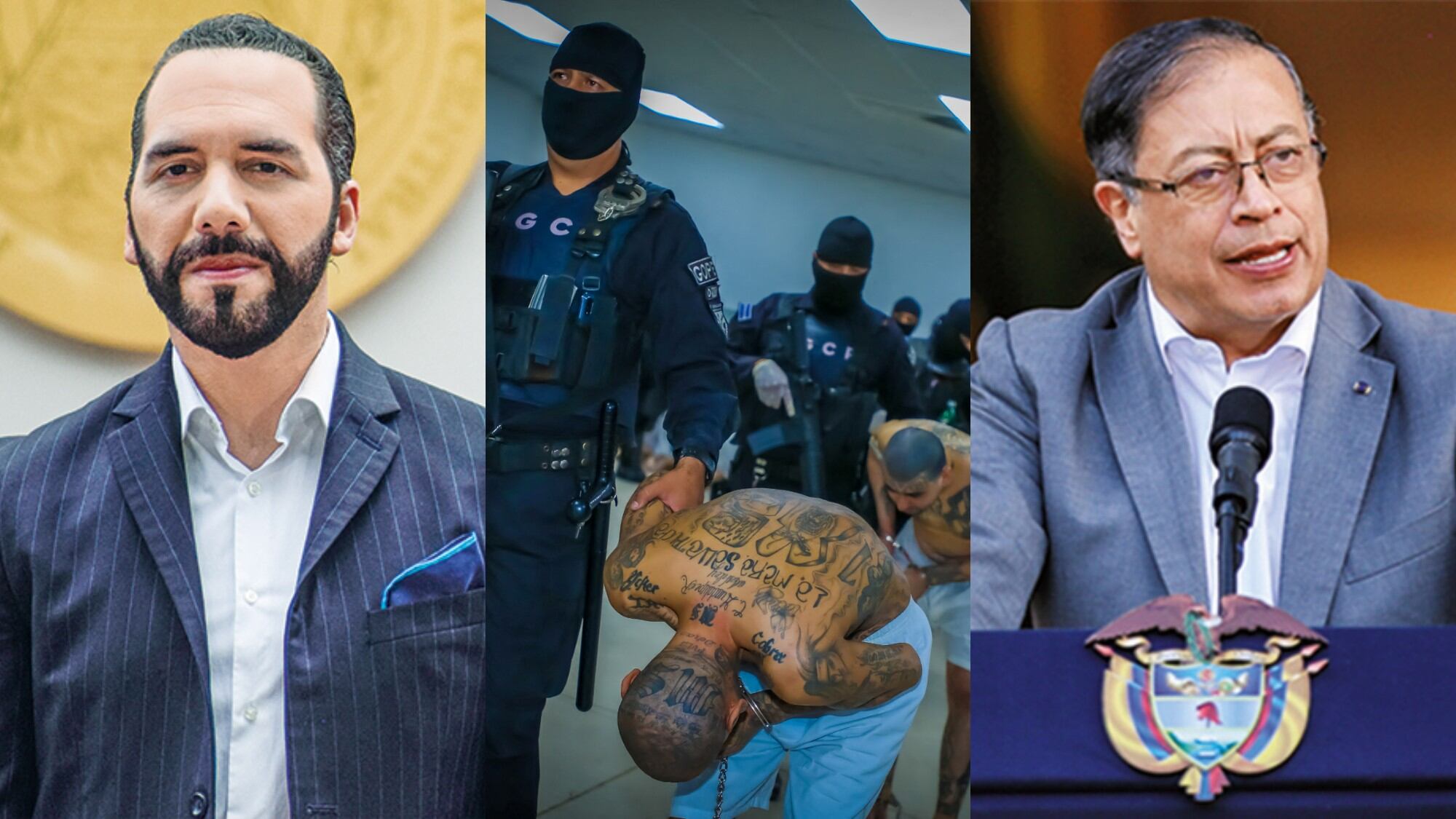 Sigue el cruce de trinos entre Nayib Bukele y Gustavo Petro.