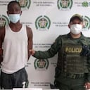 Alias 'Satanás' fue capturado en vía pública por agentes de la Policía Nacional durante un operativo de registro y verificación de antecedentes.