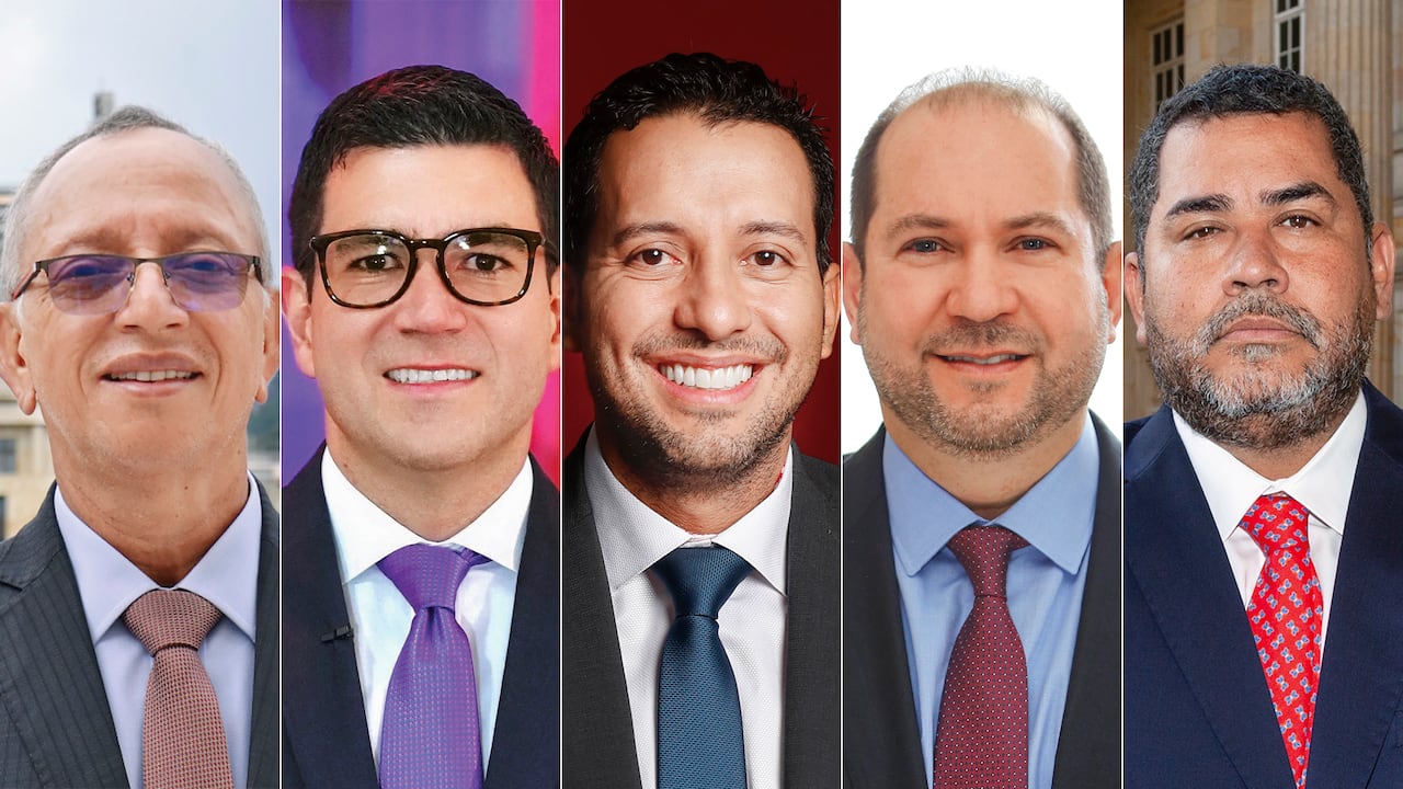 Jorge Tamayo, Juan Carlos Wills, Julián López, Lidio García y Alejandro Chacón.
