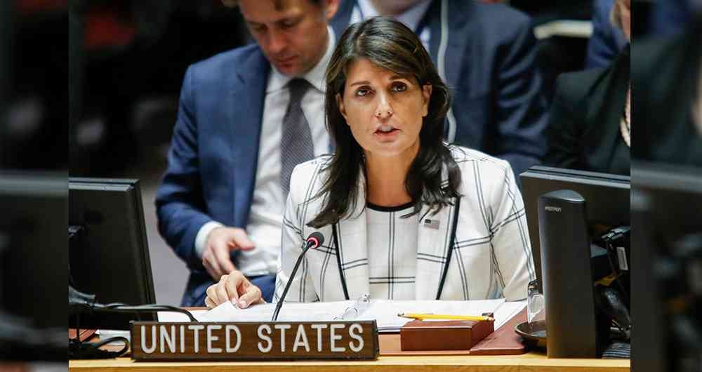 Desde la llegada de Trump a la presidencia en 2017, Haley representó los intereses de Estados Unidos en la ONU. 