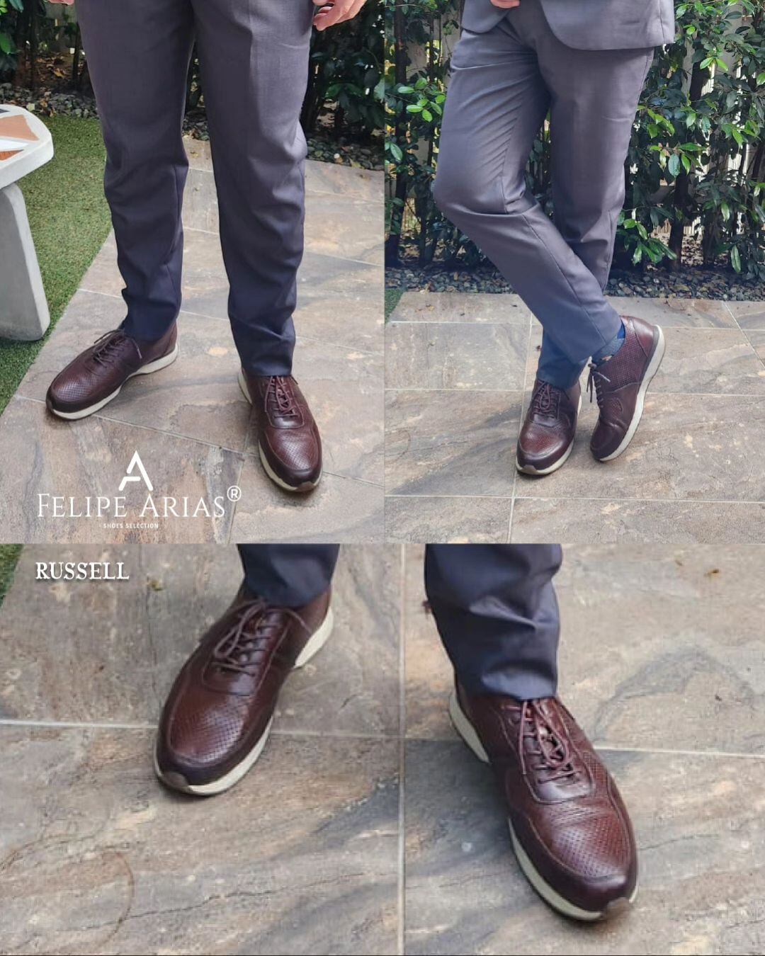 Marca de zapatos de Felipe Arias.