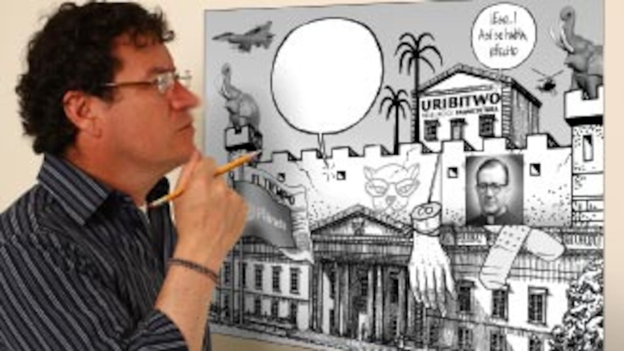 ‘Vladdo’ ha aprovechado su viñeta del Palacito Presidencial para echarle puyas al presidente Uribe y sus más cercanos colaboradores, y también para registrar noticias. La efigie de monseñor José María Escrivá de Balaguer, fundador del Opus Dei, ha provocado resquemores entre los seguidores de esa congregación